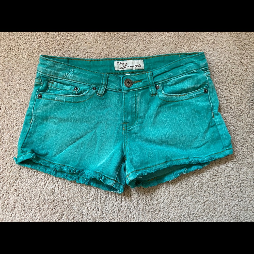 Teal Shorts